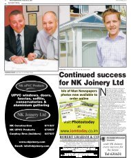 Continued success for NK Joinery Ltd - Isle of Man Today