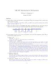 ME 333: Introduction to Mechatronics - Northwestern Mechatronics ...