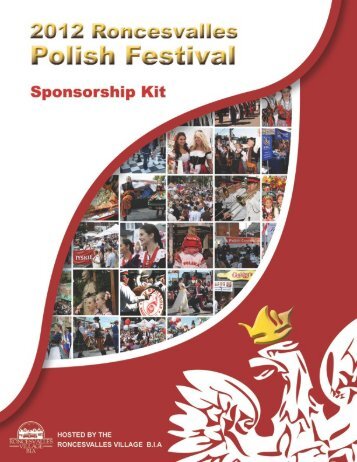 2012 Roncesvalles Polish Festival Sponsorship Kit • page 1 of 16