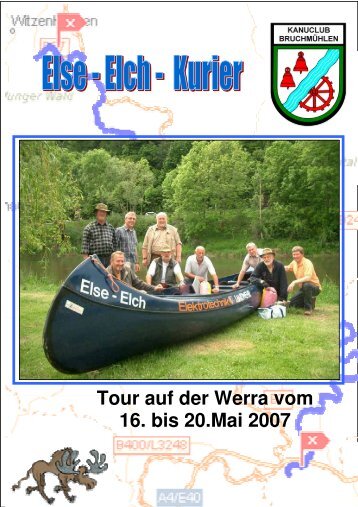 Tour auf der Werra vom 16. bis 20.Mai 2007 - jedisoft.de