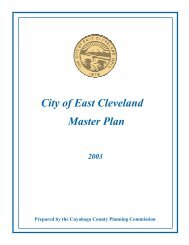 East Cleveland Master Plan - Cuyahoga County Planning Commission