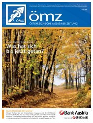 Was hat sich bis jetzt getan? - Österreichische Medizinerunion (ÖMU)