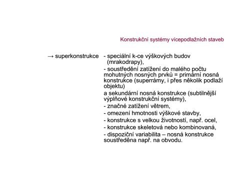 KonstrukÄnÃ­ systÃ©my vÃ­cepodlaÅ¾nÃ­ch staveb - SKOLENI-KURZY.EU