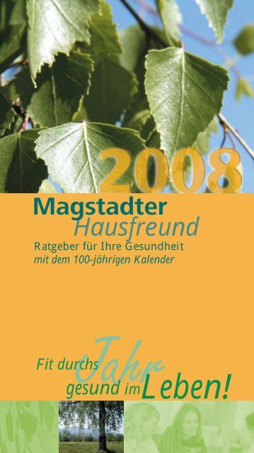 Kunden-Magazin & Kalender Schoenenberger ... - WORTGEWAND