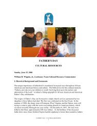 FATHER'S DAY - The African American Lectionary