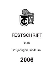 FESTSCHRIFT - TC Oestrich-Winkel eV