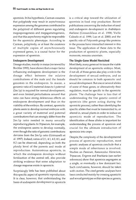 Chapter 5 Genetic Analysis of Apomixis - cimmyt