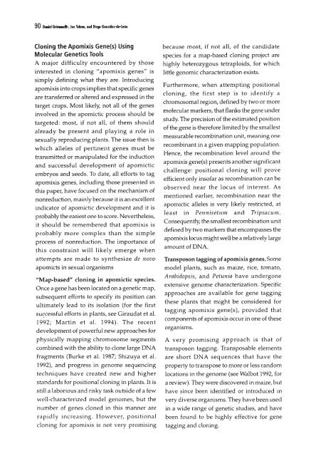 Chapter 5 Genetic Analysis of Apomixis - cimmyt