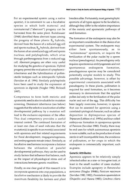 Chapter 5 Genetic Analysis of Apomixis - cimmyt