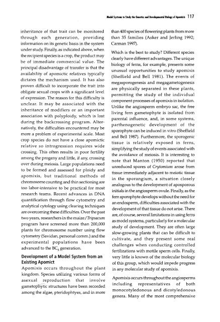 Chapter 5 Genetic Analysis of Apomixis - cimmyt