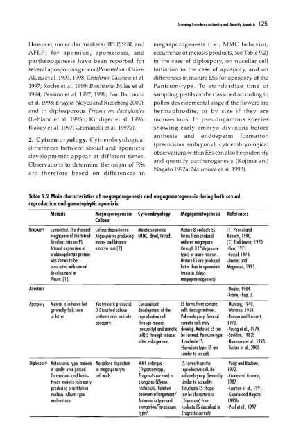 Chapter 5 Genetic Analysis of Apomixis - cimmyt