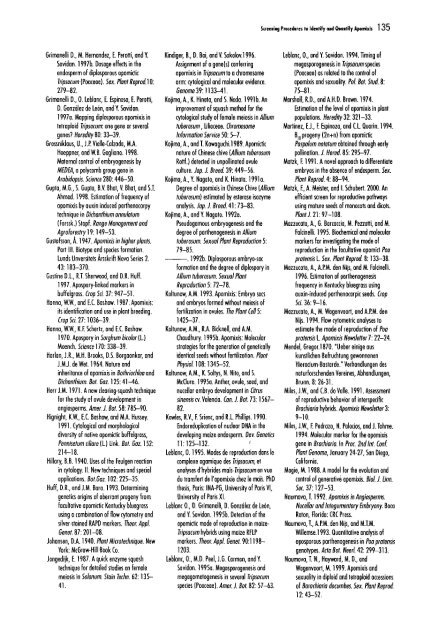 Chapter 5 Genetic Analysis of Apomixis - cimmyt