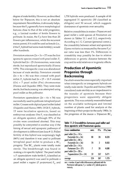 Chapter 5 Genetic Analysis of Apomixis - cimmyt