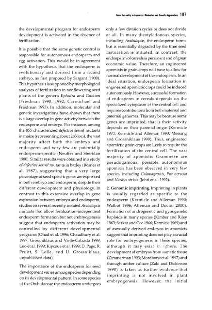 Chapter 5 Genetic Analysis of Apomixis - cimmyt