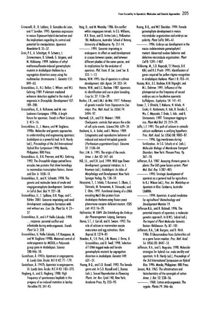 Chapter 5 Genetic Analysis of Apomixis - cimmyt