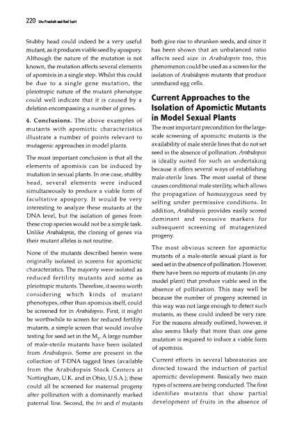 Chapter 5 Genetic Analysis of Apomixis - cimmyt