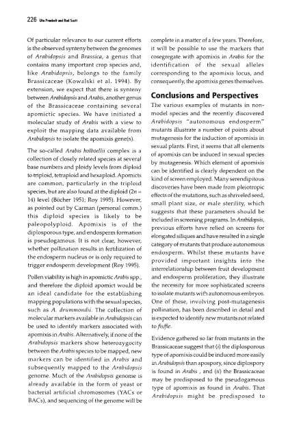 Chapter 5 Genetic Analysis of Apomixis - cimmyt