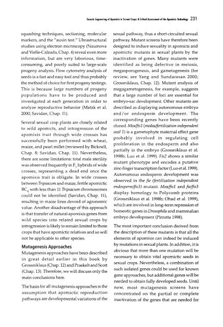 Chapter 5 Genetic Analysis of Apomixis - cimmyt