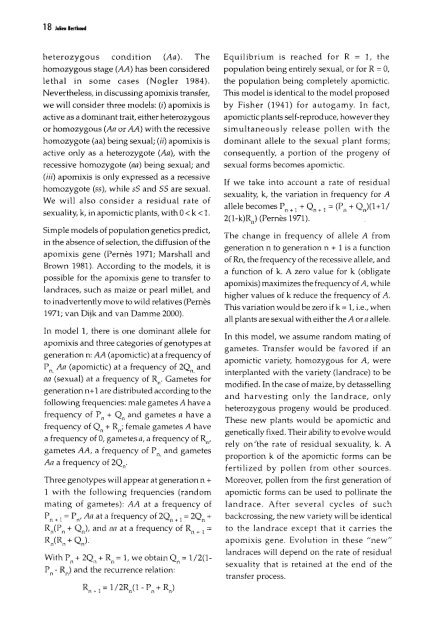 Chapter 5 Genetic Analysis of Apomixis - cimmyt