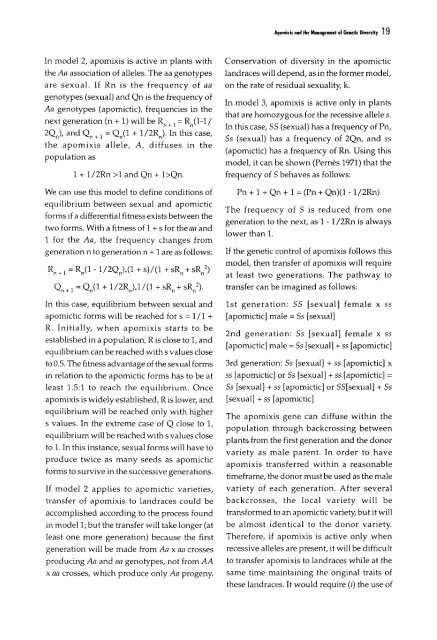 Chapter 5 Genetic Analysis of Apomixis - cimmyt