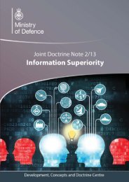 JDN 2/13: Information Superiority - Gov.uk