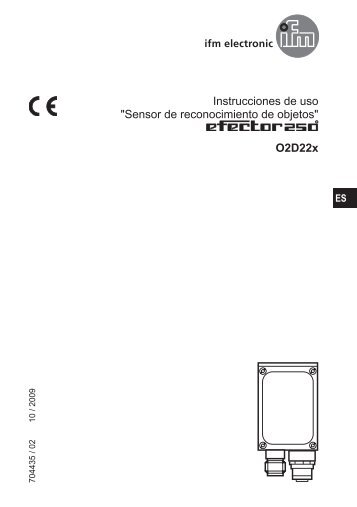 "Sensor de reconocimiento de objetos" O2D22x - IFM Electronic