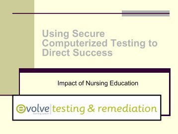 Using Secure Computerized Testing to Direct Success - IUPUI
