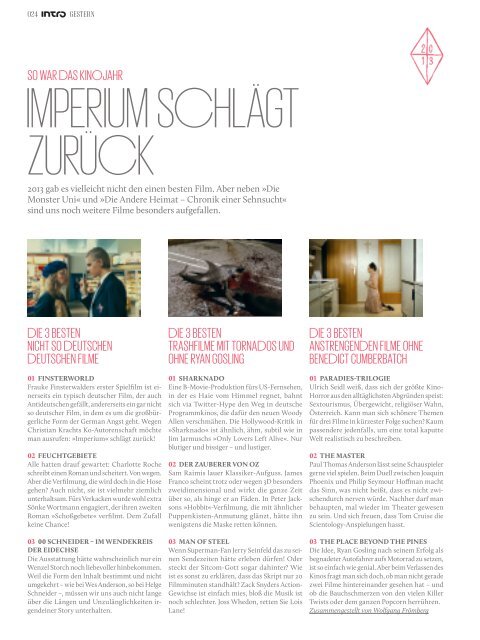 FÜR IMMER PUNK JIM JARMUSCH - Intro Magazin