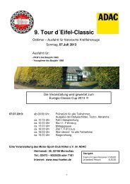 9. Tour d´Eifel-Classic - MSC-Hoefen
