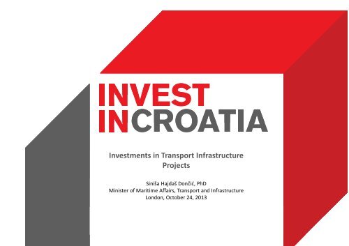 Presentation - Investments in Transport Infrastructure Projects