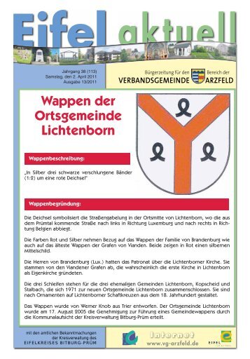 Wappen der Ortsgemeinde Lichtenborn - Verbandsgemeinde Arzfeld