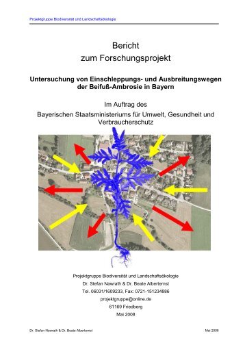 Untersuchung von Einschleppungs - Bayerisches Staatsministerium ...