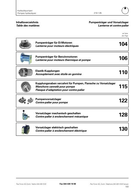 TÃ©lÃ©charger PDF - Paul Forrer AG