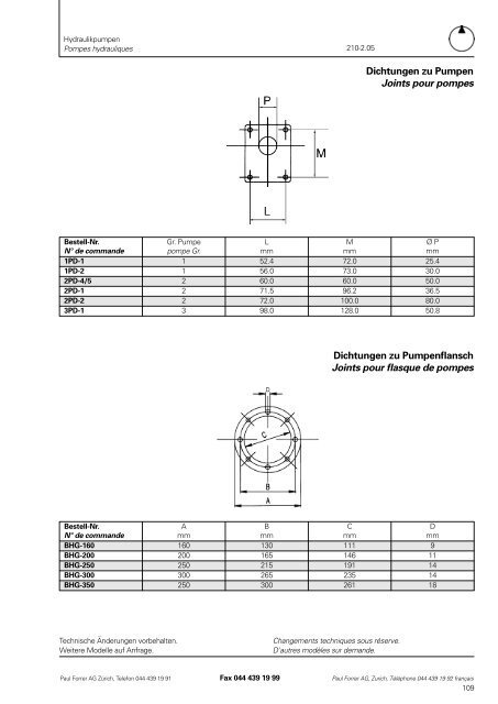 TÃ©lÃ©charger PDF - Paul Forrer AG