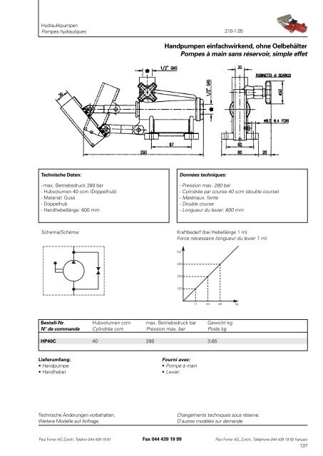 TÃ©lÃ©charger PDF - Paul Forrer AG