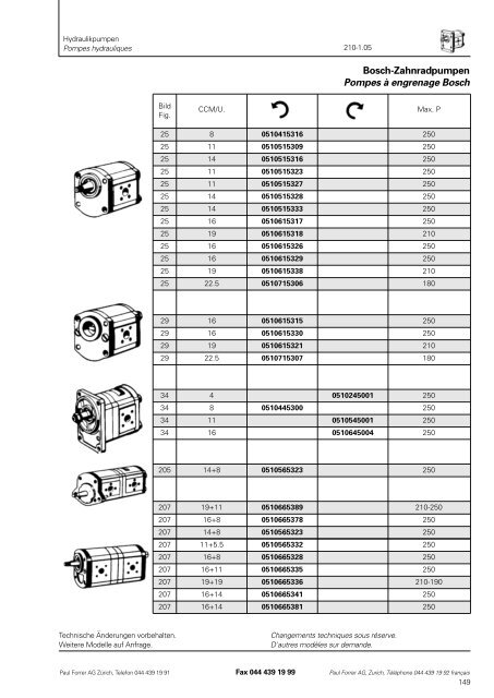 TÃ©lÃ©charger PDF - Paul Forrer AG