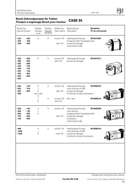 TÃ©lÃ©charger PDF - Paul Forrer AG