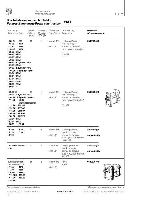 TÃ©lÃ©charger PDF - Paul Forrer AG