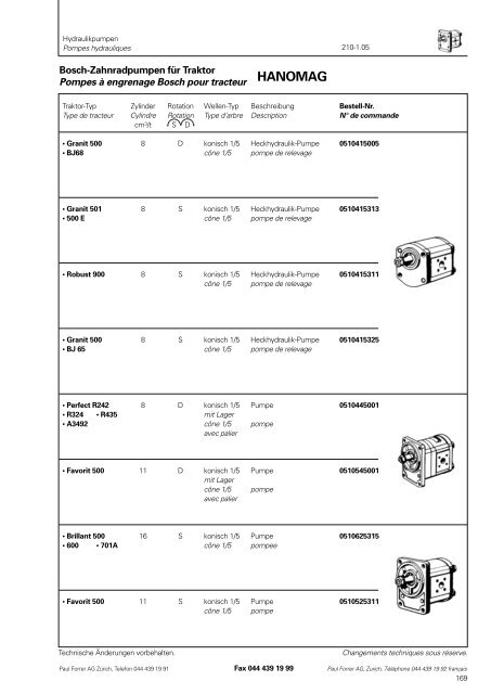 TÃ©lÃ©charger PDF - Paul Forrer AG