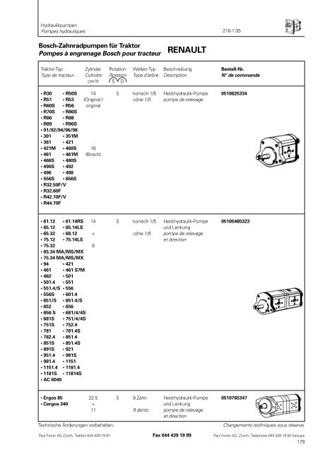 TÃ©lÃ©charger PDF - Paul Forrer AG