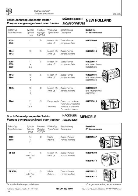 TÃ©lÃ©charger PDF - Paul Forrer AG