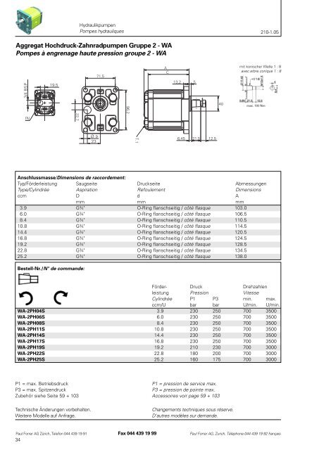 TÃ©lÃ©charger PDF - Paul Forrer AG