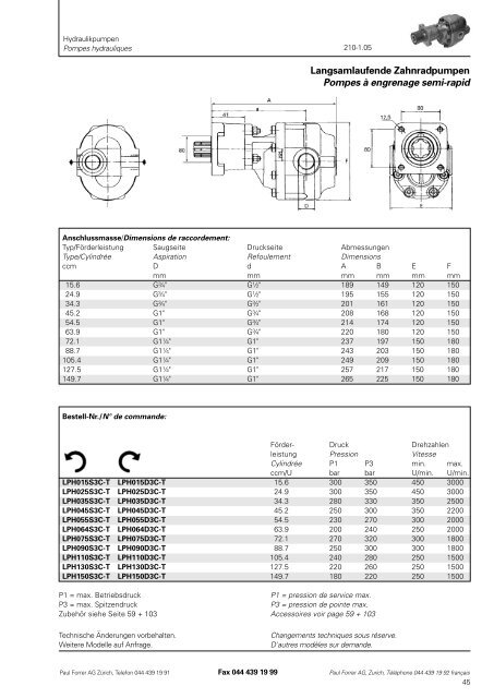 TÃ©lÃ©charger PDF - Paul Forrer AG