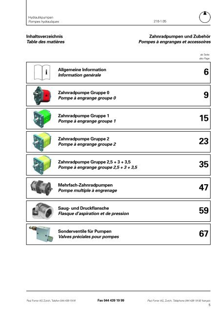 TÃ©lÃ©charger PDF - Paul Forrer AG