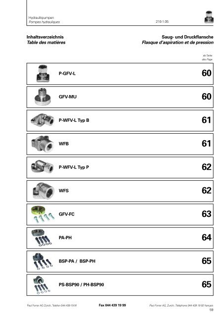 TÃ©lÃ©charger PDF - Paul Forrer AG