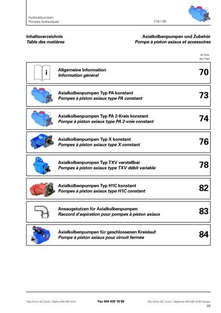 TÃ©lÃ©charger PDF - Paul Forrer AG