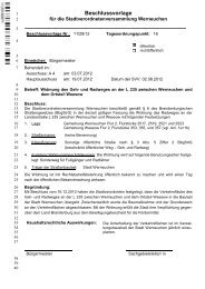 Beschluss-Nr. 11/29/12 - Widmung des Geh