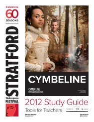 2012 Study Guide - Stratford Festival