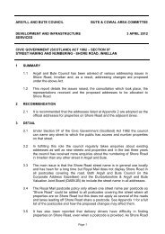 Street Naming & Numbering - Shore Road, Innellan PDF 2 MB