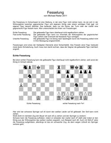 Fesselung - Schachverband Schwaben